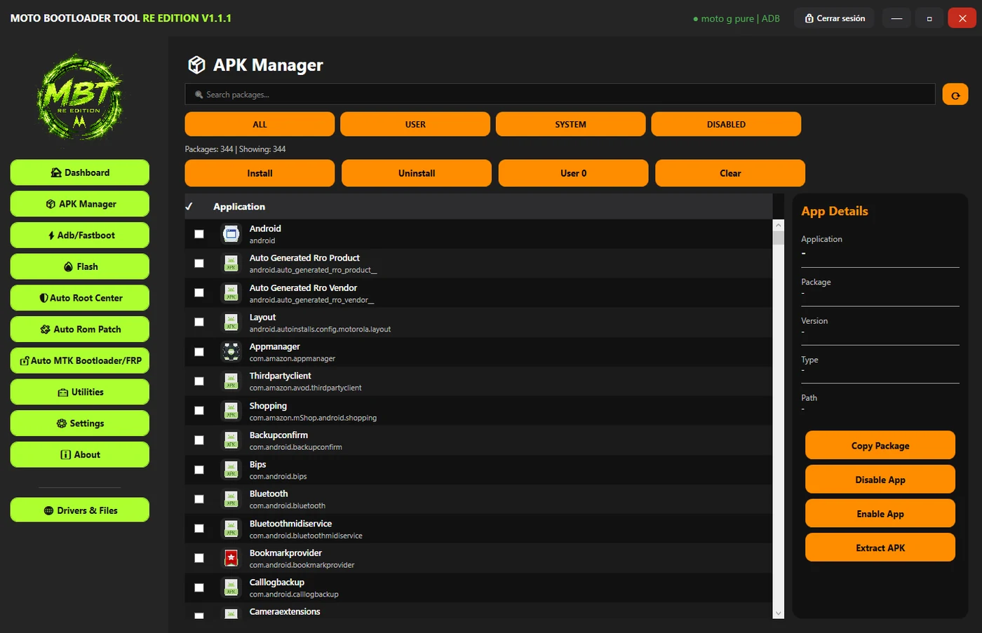 MBT RE APK Manager
